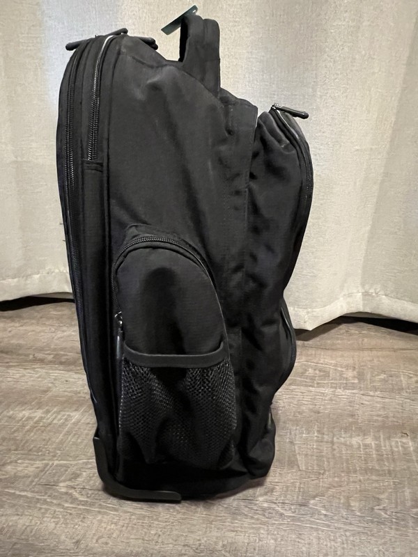 Samsonite Wheeled Backpack Black Rolling Laptop Carry On gallery