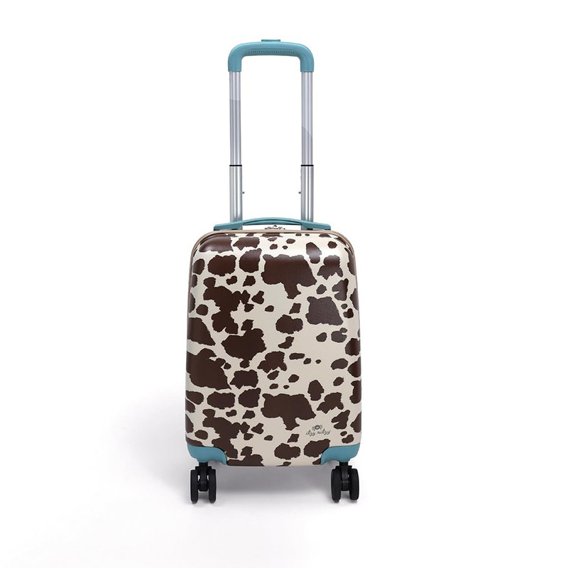 Itzy Ritzy Toddler Suitcase with Adjustable Handle, 360-Degree Spinner Wheels, 2