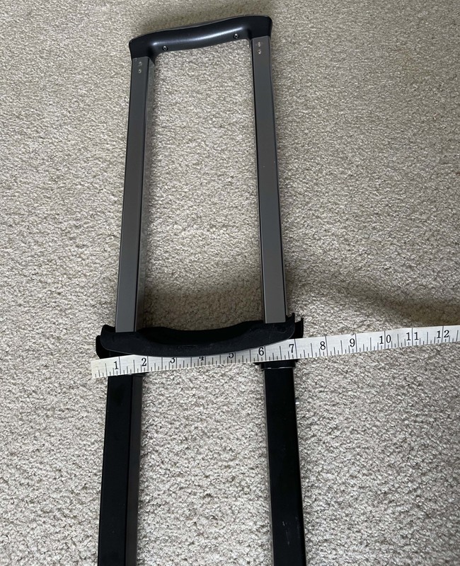 Delsey Telescope Pull Out Retractable Handle Drag Rod Travel Luggage Suitcase gallery