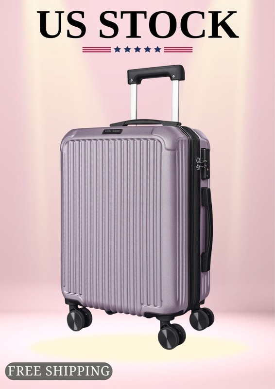 Carry On Luggage 22x14x9 Airline Approved Hardside Expandable TSA Lock 20″