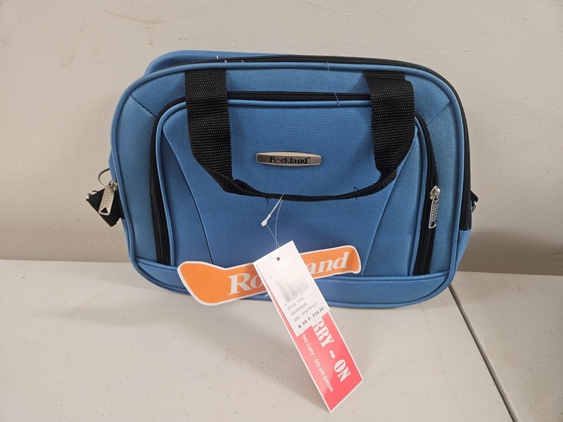 ROCKLAND FASHION SOFTSIDE UPRIGHT LUGGAGE SET, 2 PIECES, (14/19) - BLUE gallery