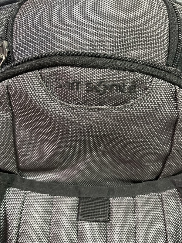 Samsonite Black Nylon Backpack Multiple Compartments and laptop slip gallery