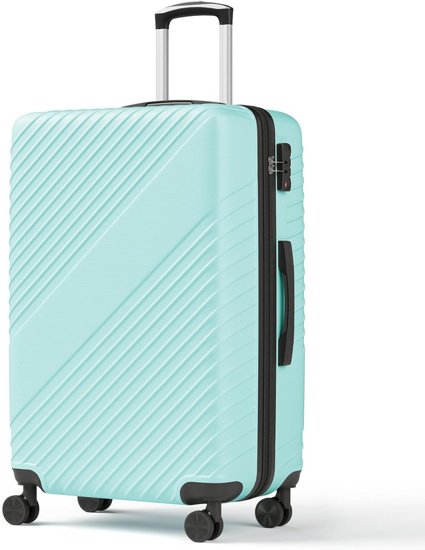 24 Inch Hardside Luggage – Expandable Medium Suitcase Checked Luggages with 360°