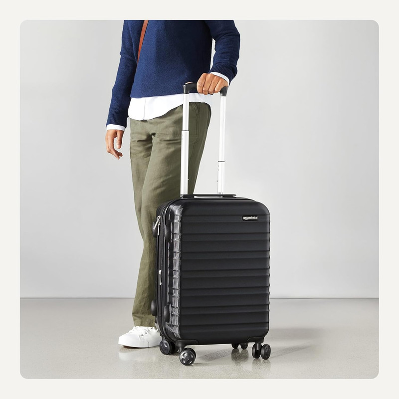Amazon Basics 26" Hardside Medium Checked Luggage, Expandable for up to 15% More gallery
