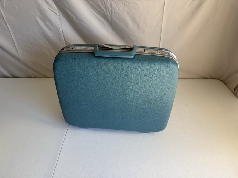 Samsonite Hardcase Locking Suitcase 18" & Under Blue Plastic Solid gallery