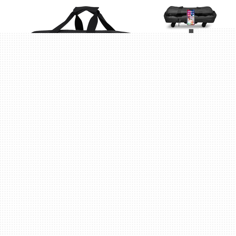 Hanke Suitcases with Wheels Expandable Foldable, Black Upgrade Version