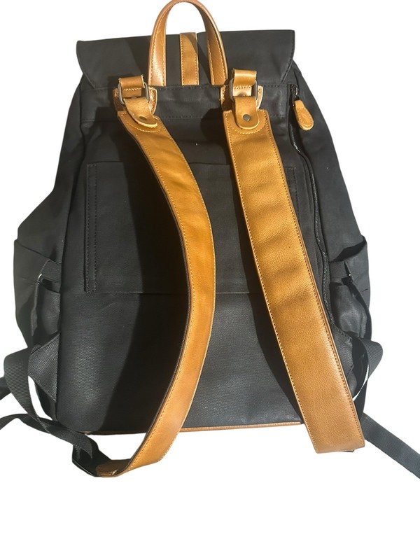 Ever Forward Lifetime Backpack Black Waxed Canvas Leather Ltd Ed Discont 224/350 gallery