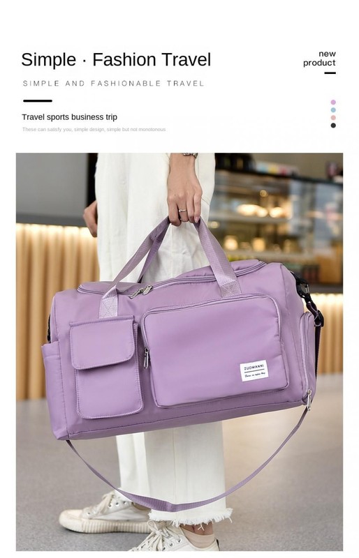 Unixinu Carry on Travel Bag Large Capacity Weekender Overnight Duffle Bags with gallery