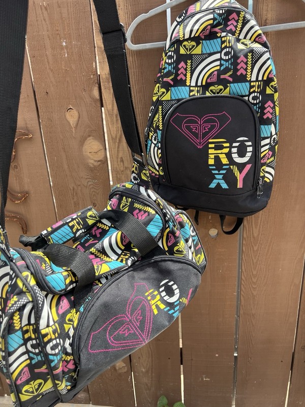 Roxy Surf Y2K Back Pack & Overnight Duffle Travel Bag – Retro
