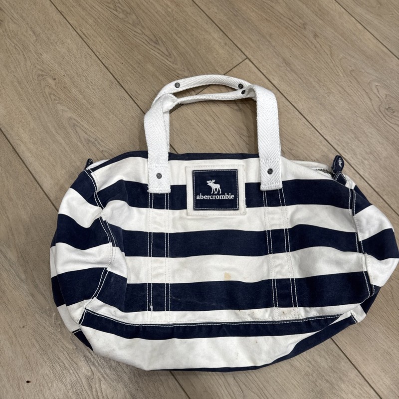Abercrombie & Fitch striped canvas mini duffel 2000s Vintage
