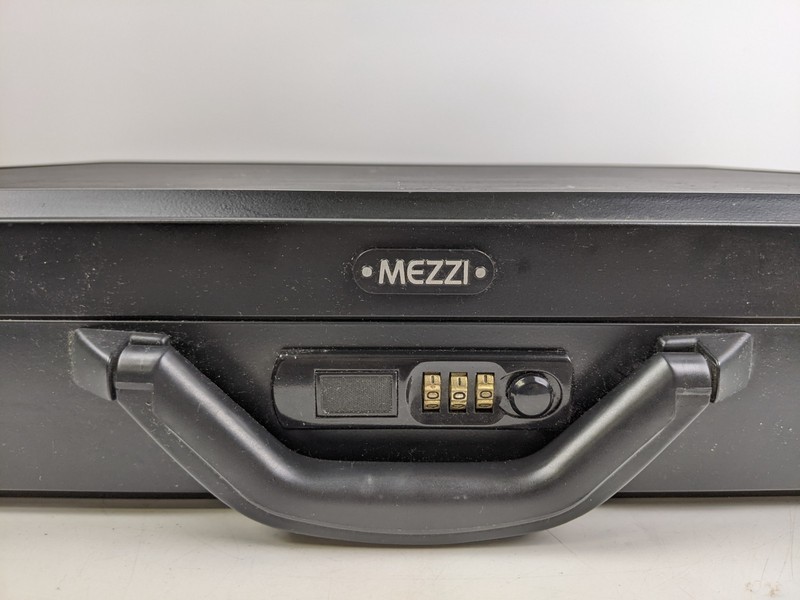 Mezzi Hard Protective Case Briefcase Laptop Case Organizer Black Combo Lock gallery