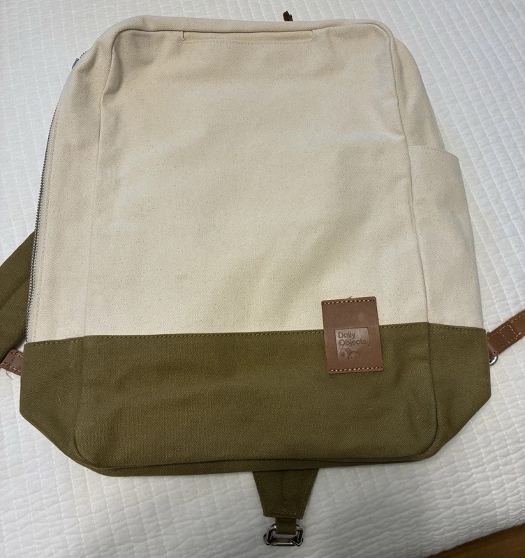 Daily Objects 9-9 Backpack Ivory Olive *READ