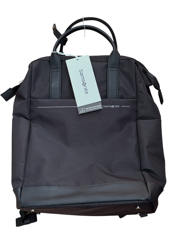 Samsonite Better Than Basic Convertible Backpack Pockets Laptop Travel Black New