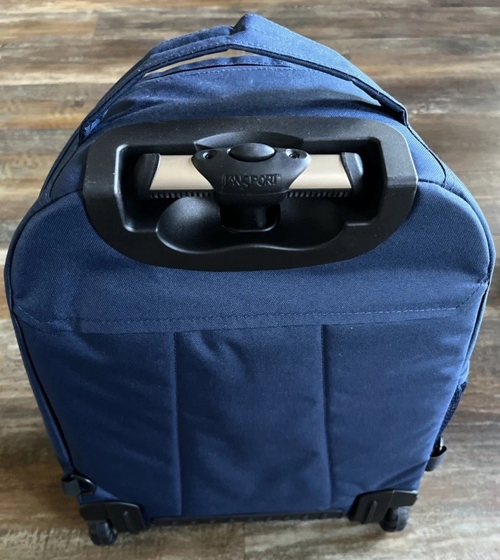 JanSport Driver 8 Rolling Backpack Wheeled Travel Bag Laptop Sleeve Navy 36L gallery