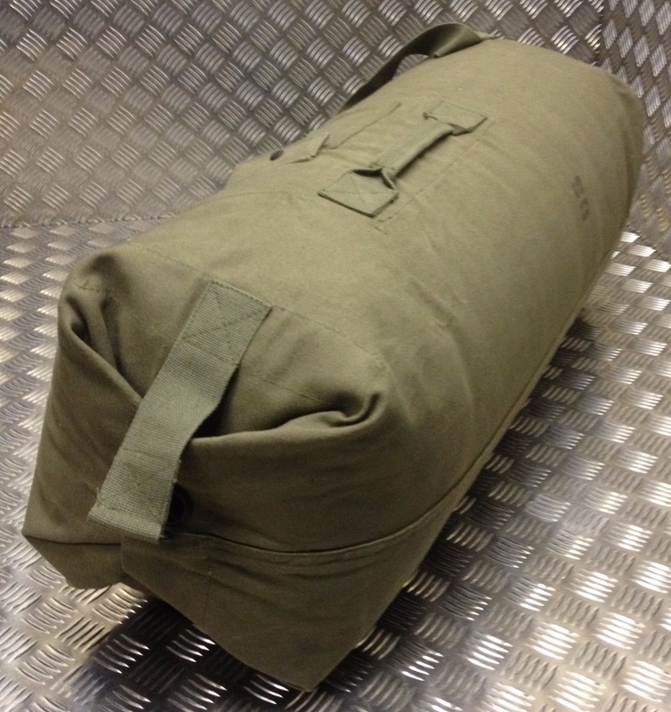 US Army Style Kit Bag / Duffle / Shoulder bag / Ruck Sack Military Green OD NEW gallery