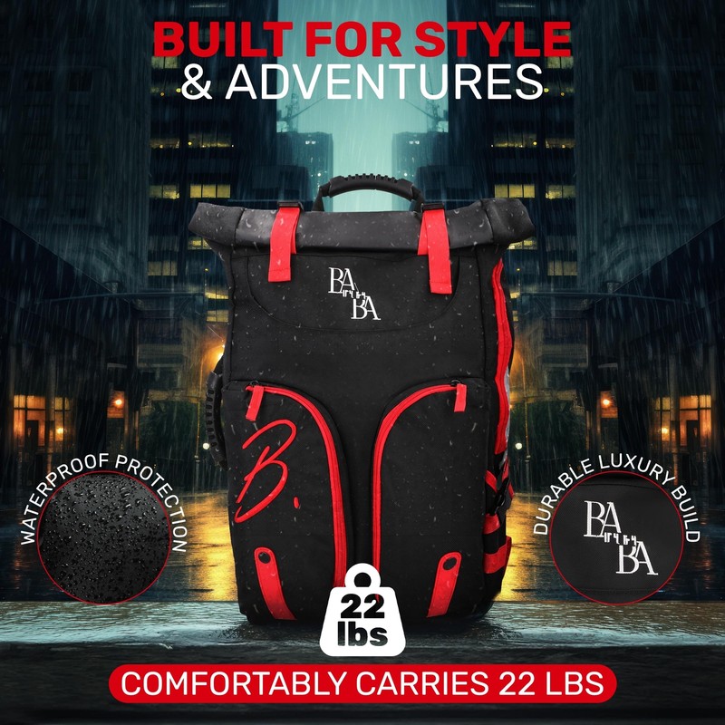 BABA Redfine Laptop Backpack - Limited Edition Waterproof Designer Office and... gallery