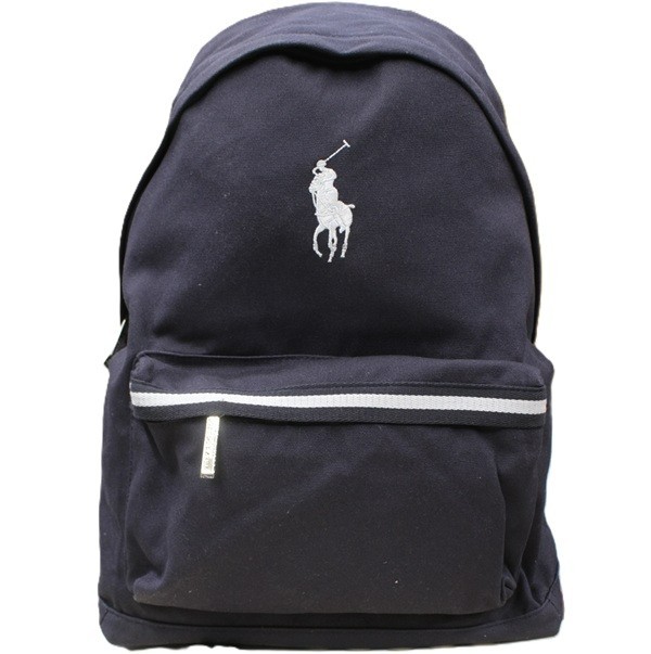 Polo Ralph lauren Signature canvas Backpack Navy blue