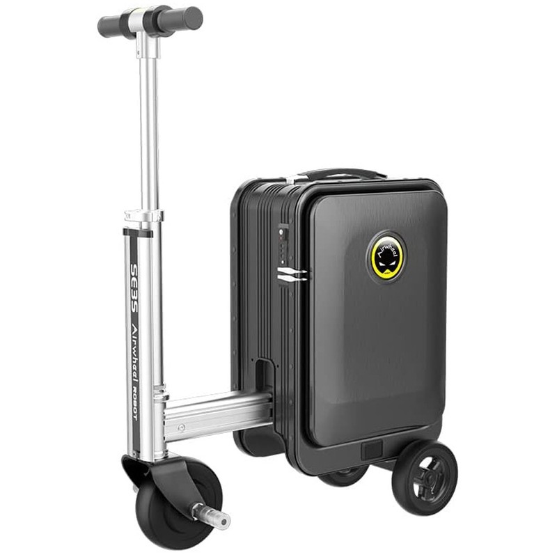 Airwheel SE3S Smart Rideable Suitcase Electric Luggage Scooter Carry On – Black