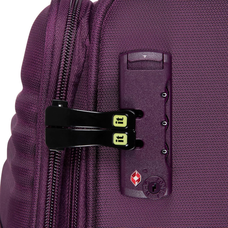 Circulator 28" Softside Checked 8 Wheel Expandable Spinner, Italian Plum gallery