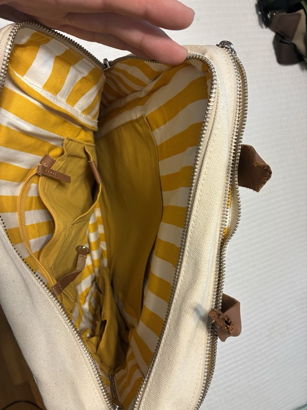 Daily Objects 9-9 Backpack Ivory Olive *READ gallery