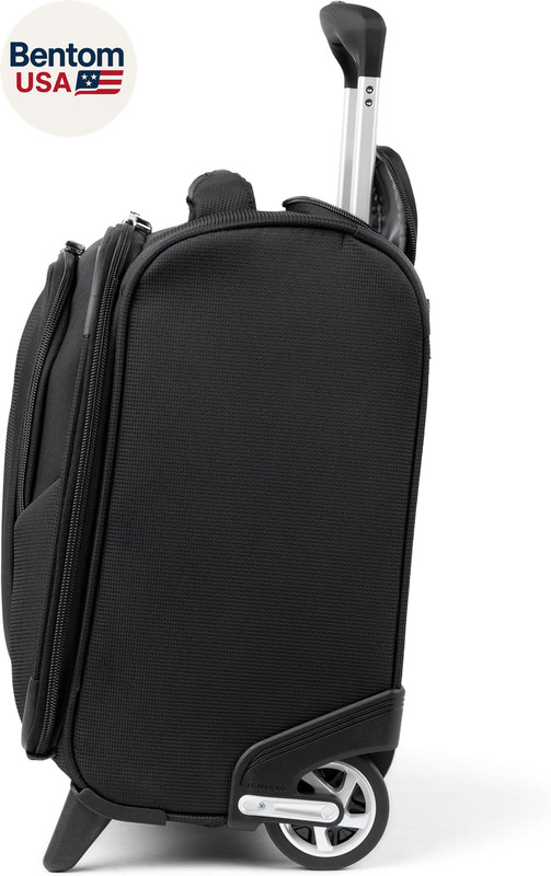 Maxlite 5 Softside Lightweight Rolling Underseat Tote Upright 2 Wheel Bag, Men a gallery