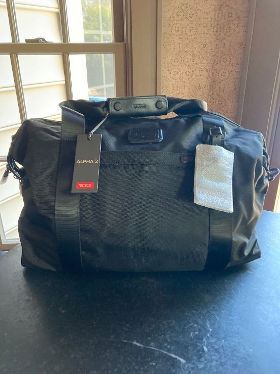 BRAND NEW TUMI Alpha 2 Double Expandable Travel Satchel