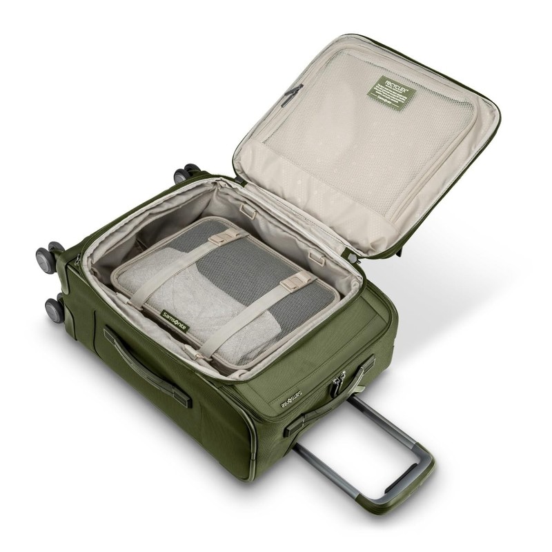 SAMSONITE LINEATE SOFTSIDE EXPANDABLE LUGGAGE WITH SPINNER WHEELS Carry-on GREEN gallery
