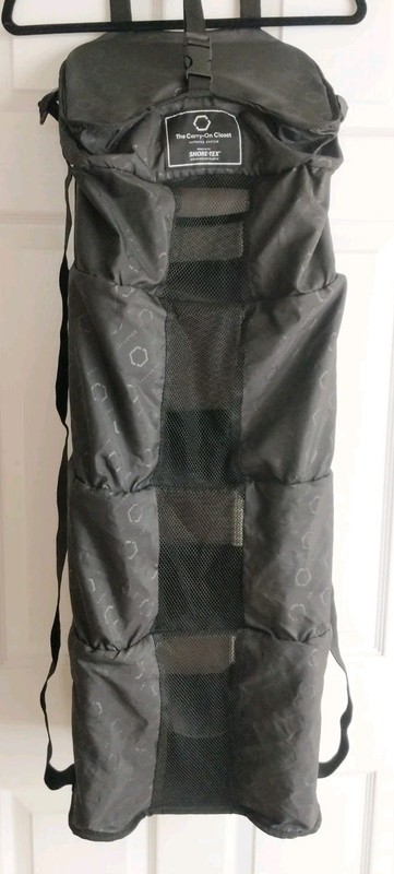 Solgaard Carry On Closet Insert 5 Shelf Shelving System Packing Cube **READ**