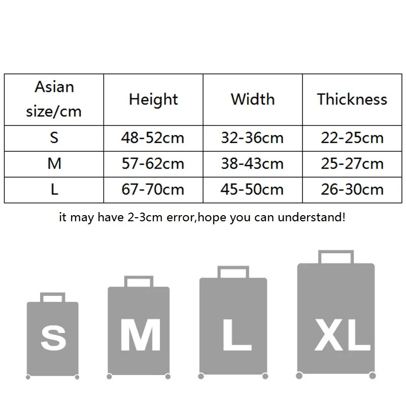 Luggage Protective Cover Solid Color Suitable for 18-28 Inch Suitcases gallery