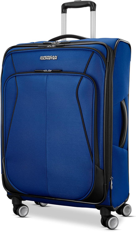 4 KIX 3.0 Checked-Medium 24-Inch Spinner, Sapphire Blue gallery