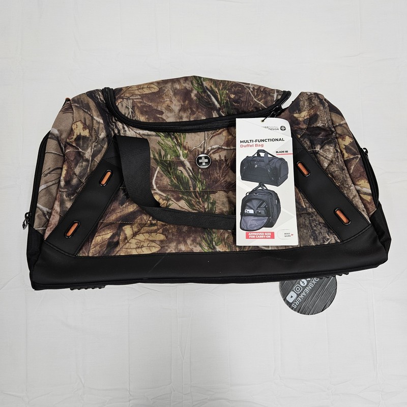 SWISS BLADE SE Camouflage Multi-Purpose Travel Duffle Bag with Shoulder Strap