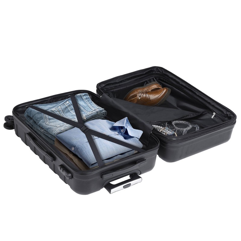 Suitcase Carry-On Set Hardside Expandable Spinner Travel Business w/4-Wheel 3PCS gallery