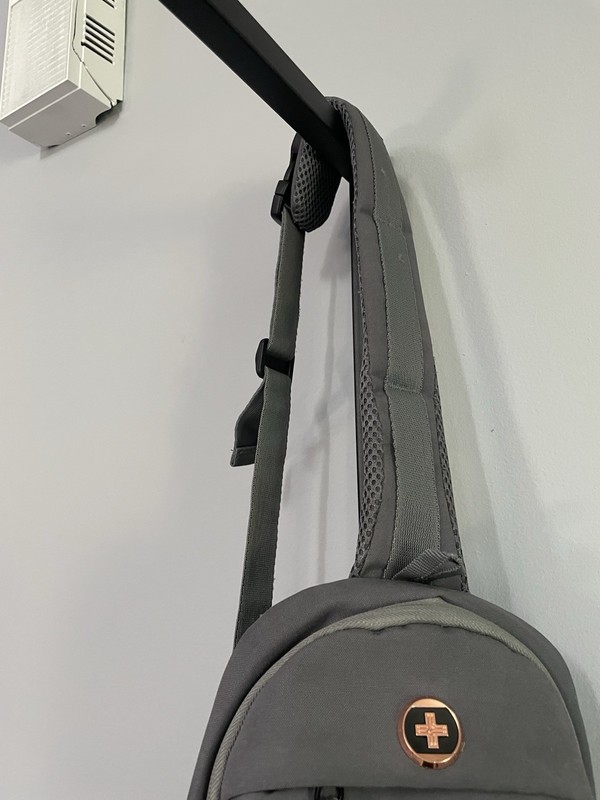 Gray SWISS DIGITAL DESIGN Multi-feature CROSSBODY BAG gallery