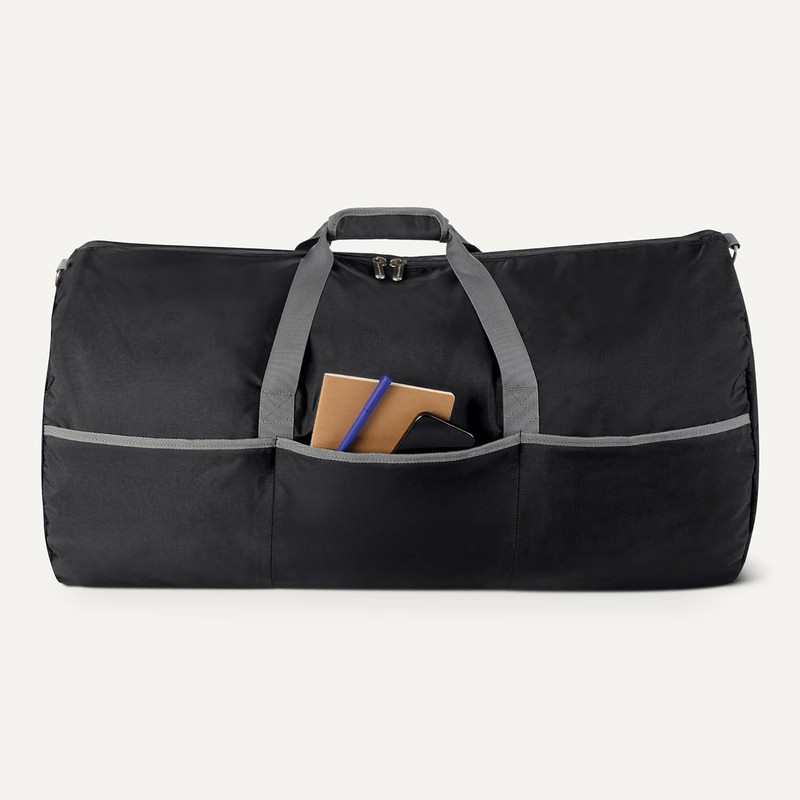 32.4" Extra Large Foldable Nylon Duffel Bag Travel Storage 150L Black gallery