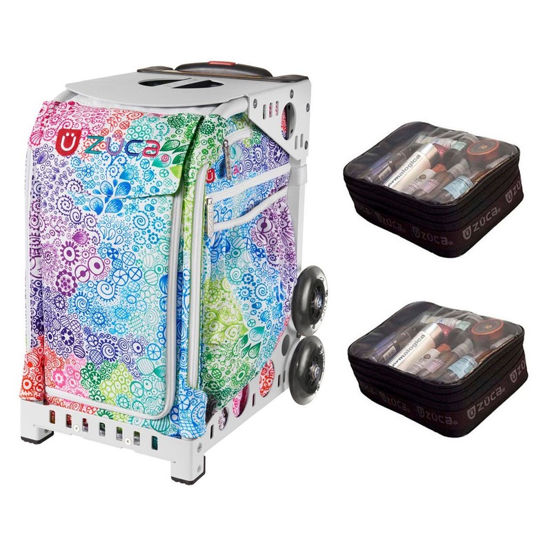 Zuca Explosion bag with 2 Small Utility Pouch (White Frame)