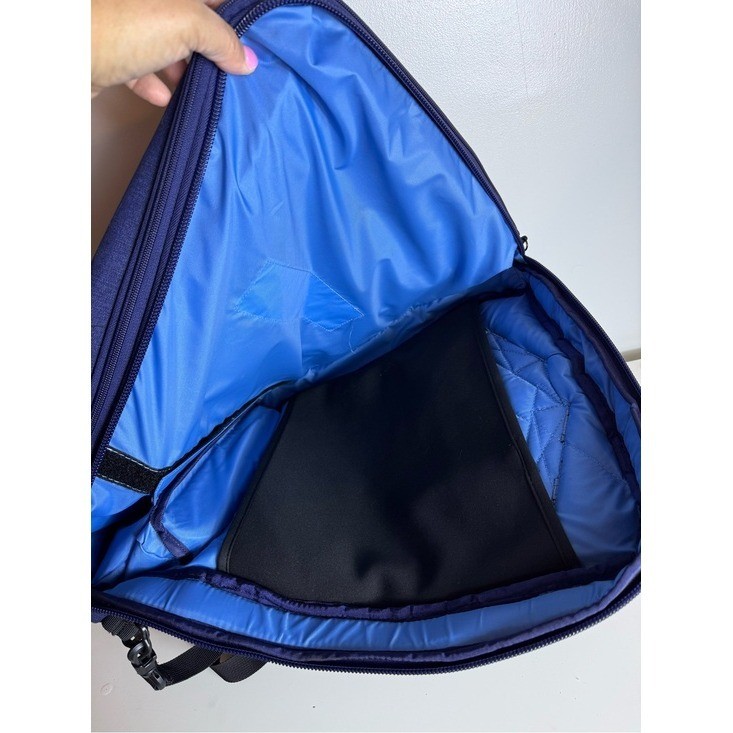 eBags Professional Slim Laptop Backpack Blue Travel Sentry TSA Approved Bag gallery