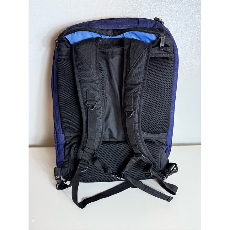 eBags Professional Slim Laptop Backpack Blue Travel Sentry TSA Approved Bag gallery
