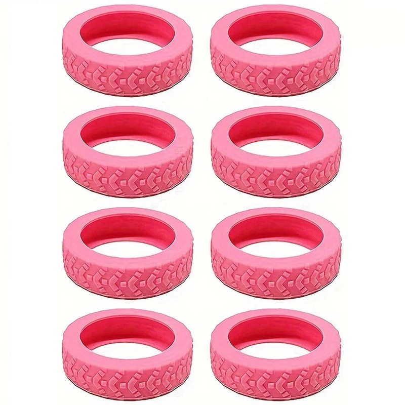 8Pcs Silicone Suitcase Wheel Reduce Noise Box Silent Sound Travel Luggage Caster