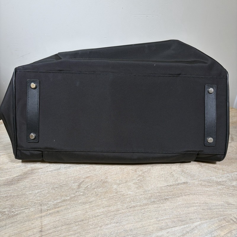 TUMI Duffel Bag, Larkin Anderson Weekender - Black/Silver EUC gallery