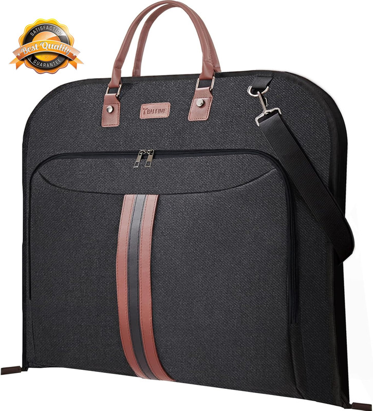 Travel Garment Bag for Men 42″ Waterproof Carry on Suit Hanging Clothes