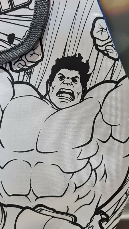 Marvel Avengers Color It Backpack create with markers stickers RARE loose no box gallery