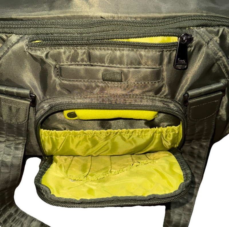 Lug Propeller Quilted Duffel Bag w/Strap Green Travel Gym Overnight Carry-on gallery