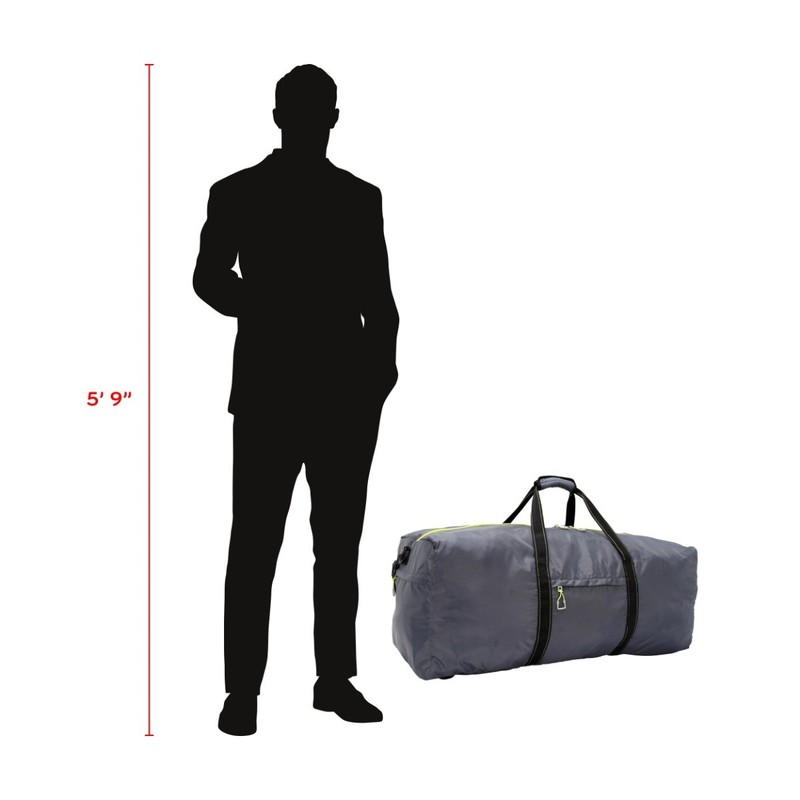 Protege 32-inch Polyester Flex Backpack Duffel Bag, Grey gallery