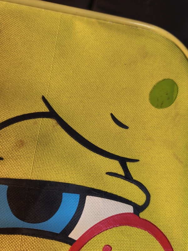 Vintage SpongeBob SquarePants Collapsible Wheel Fabric Rolling Travel Suitcase gallery