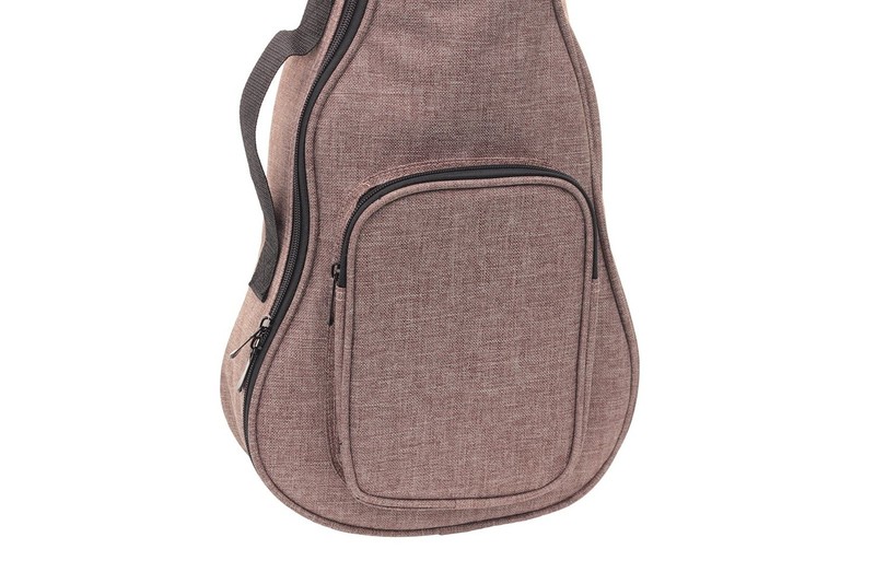 Simple Linen 10MM Classic Thick Durable Ukulele Case Bag with Large Storage (... gallery