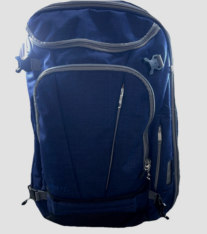 eBags Weekender Mother Lode Jr Travel Backpack Blue Convertible Suitcase Carry