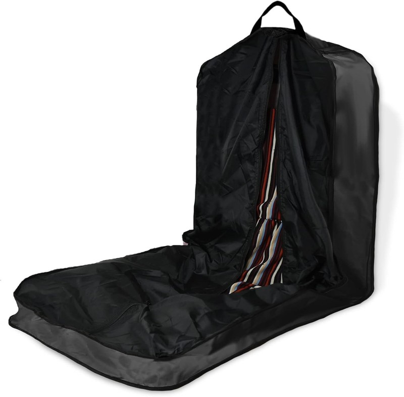 Lightweight 60-Inch Polyester Garment Bag with Front Pocket & Easy Carry Handle gallery