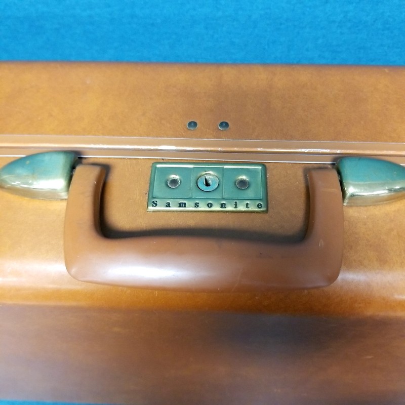VTG Samsonite Streamlite Hard Shell Suitcase Briefcase 21x15" No Key gallery