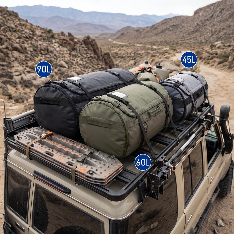 90L Large Duffle Backpack Heavy Duty Travel Duffel Bag for Camping Road Trips... gallery