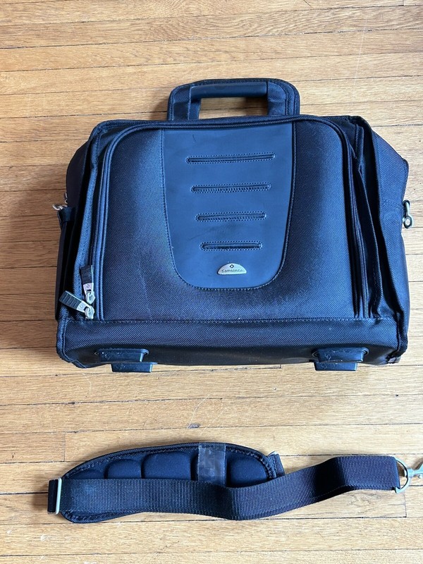 Samsonite Top Load Laptop Computer Case Bag – Model 605 Multi-Pocket Black -NICE